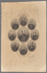 Officers of our Navy, 1861. [Center and then clockwise from top]: Com. S.H. Stringham. Com. S.F. Dupont. Capt. W.H. Ward. Capt. C. Ringold. Capt. A.H. Foote. Com. Saml. L. Breese. Comr. T.A.M. Craven. Com. Hiram Paulding. Lieut. Dan. L. Brain