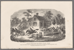 Stuart's escape from the federal cavalry.--Page 209. "Stuart threw himself upon his unbridled horse, seized the halter, and digging his spurs into his sides, cleared the pailings, and galloped off amid a hot fire