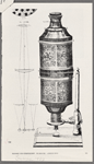 Hooke's microscope from Johann Christoph Sturm's Collegium experimentale sive curiosum. Nürnberg, W.M. Endter, 1676-1685.