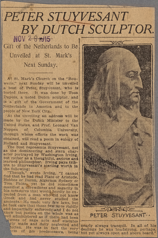 Peter Stuyvesant NYPL Digital Collections