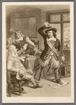 Peter Suyvesant tearing Nicoll's letter