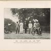 Famous French officers under the historical tree at Fort Lamy (Shari river)