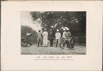 Famous French officers under the historical tree at Fort Lamy (Shari river)