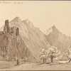 Sketchbook containing views recording a tour in Switzerland and France