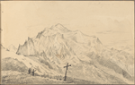 Sketchbook containing views recording a tour in Switzerland and France