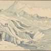 Sketchbook containing views recording a tour in Switzerland and France