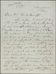 Mary Cassatt's Letter to Frank Weitenkampf