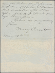 Mary Cassatt's Letter to Frank Weitenkampf