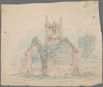 "St. Juliot [church, Cornwall] Before restoration." 8 original pencil sketches, with the author's ms. captions