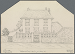 Sketch of 10 York St., Plymouth by Emma Lavinia Gifford Hardy