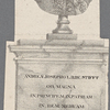 Andreea Josepho L. B.De Stifft. Ob. Magna in principem. in. patriam. in. rem. medicam merita Collegium. Medicorvienese III Calend. Decmb: MDCCCXXVI