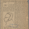 Max Stirner. Portrait sketch made by Friedrich Engels. From John Henry Mackay's "Max Stirner," (Schuster, Loeffler & Co., Berlin.)...