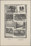 Mr. Stockton's former home at Convent, N.J.--from the sketch-book of his friend and neighbor A.B. Frost. The croquet ground. The entrance. The study windows. The front porch and doorway. A favorite spot of Mr. Stockton's. The meadow, from the lawn. View from the study windows.