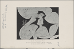 No. 157. The literary woman. Humorous silhouette portrait of Mrs. R.H. Stoddard, by her son, Lorimer Stoddard.