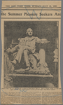Statue of Rev. Dr. E.H. Stokes to be unveiled at Ocean Grove July 31. Base of statue weighs 7 1/2 tons and upper part 6 1/2 tons, and the bronze, 1 1/2 tons, is 8 feet high. Paul Morris, sculptor.