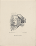 Mrs. Harriet Beecher Stowe 1812-1896 from a drawing by J.W. Alexander