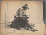  A serious problem [cowboy writing a note]
