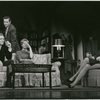 George Grizzard, Arthur Hill, Melinda Dillon, and Uta Hagen in the stage production Who's Afraid of Virginia Woolf?, Billy Rose Theatre ("Being married to the President's daughter".