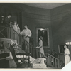 Edna Ferber (staircase) in the stage production The Royal Family (Maplewood Theatre, N.J.)