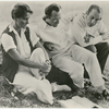 Cheryl Crawford, Marc Blitzstein, and Harold Clurman during Group Theatre retreat