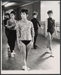 Dancers in rehearsal for the stage production Flora, the Red Menace