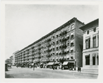 View of the Nail and Parker Building, an apartment building that was rented to black tenants