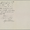 Letter from Wallace to A. W. Anthony