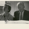 Agnes de Mille and Leroy Anderson during rehearsal of the stage production Goldilocks