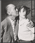 Franchot Tone and Lois Smith in the stage production Bicycle Ride to Nevada