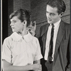 Lois Smith and Richard Jordan in rehearsal for the stage production Bicycle Ride to Nevada