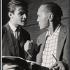 Richard Jordan and Franchot Tone in rehearsal for the stage production Bicycle Ride to Nevada