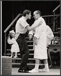 Richard Jordan and Franchot Tone in the stage production Bicycle Ride to Nevada