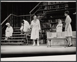 Franchot Tone, Lois Smith and unidentified others in the stage production Bicycle Ride to Nevada