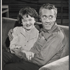 Ruth White and Jason Robards, Jr. in rehearsal for the stage production Big Fish, Little Fish
