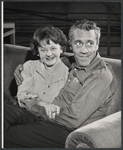 Ruth White and Jason Robards, Jr. in rehearsal for the stage production Big Fish, Little Fish