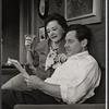 Ruth White and Frank Overton in the stage production Big Fish, Little Fish