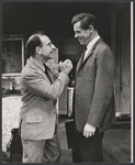 Hume Cronyn and Frank Overton in the stage production Big Fish, Little Fish