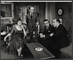 Ruth White, Hume Cronyn, Jason Robards, Jr., and Martin Gabel in the stage production Big Fish, Little Fish