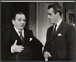 Martin Gabel and Jason Robards, Jr. in the stage production Big Fish, Little Fish
