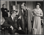 George Grizzard, Jason Robards, Hume Cronyn and Ruth White in the stage production Big Fish, Little Fish