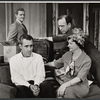 (Clockwise from top left) George Grizzard, Hume Cronyn, Ruth White, and Jason Robards, Jr. in the stage production Big Fish, Little Fish
