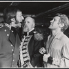 John Devlin, Laurence Naismith and Robert Salvio in the stage production Billy