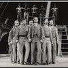 Alan Weeks [front left] and ensemble in the stage production Billy