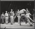 Robert Salvio and ensemble in the stage production Billy
