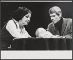 Geraldine Page and Michael Crawford in the stage production Black Comedy/White Lies