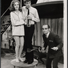 Geraldine Page, Michael Crawford and Donald Madden in the stage production Black Comedy/White Lies
