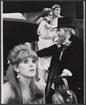 Lynn Redgrave, Geraldine Page, Michael Crawford and unidentified in the stage production Black Comedy/White Lies
