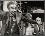 Pierre Epstein, Lynn Redgrave and Peter Bull in the stage production Black Comedy/White Lies