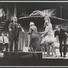 Geraldine Page, Michael Crawford, Peter Bull, Lynn Redgrave, Donald Madden and unidentified in the stage production Black Comedy/White Lies