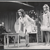 Donald Madden, Geraldine Page and Lynn Redgrave in the stage production Black Comedy/White Lies